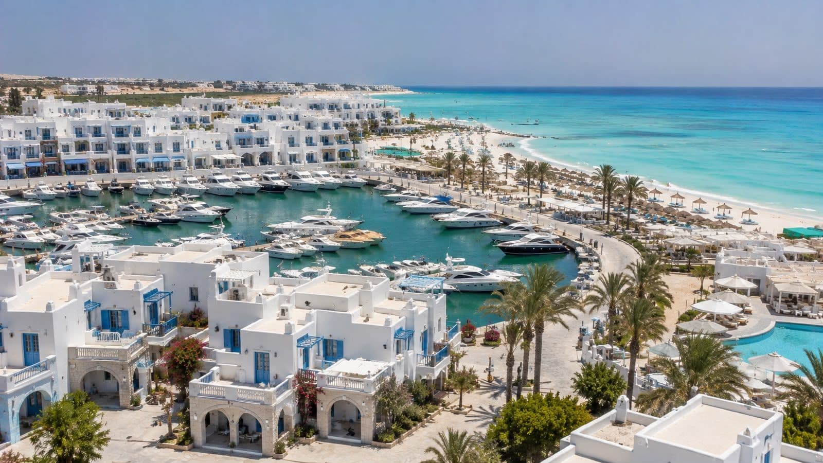 Aerial view of Egypt’s North Coast (Sahel)
